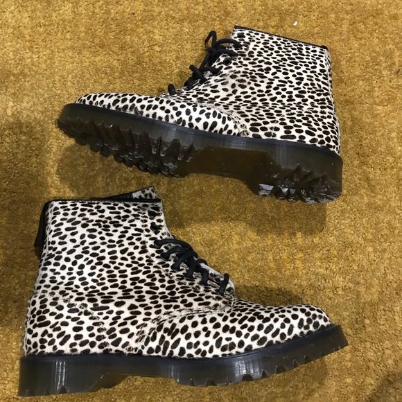leopard print dr martens boots